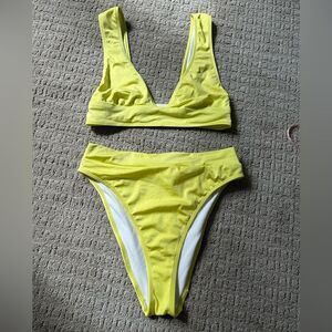 Urban Outfitters Out From Under Neon Tall Bikini set